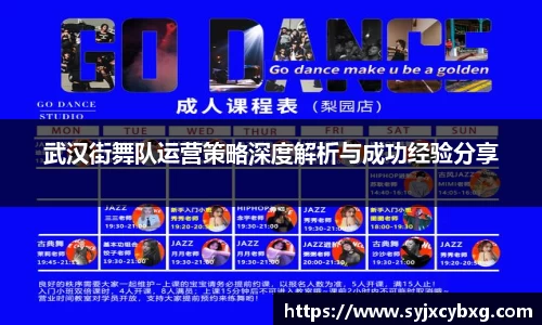 武汉街舞队运营策略深度解析与成功经验分享